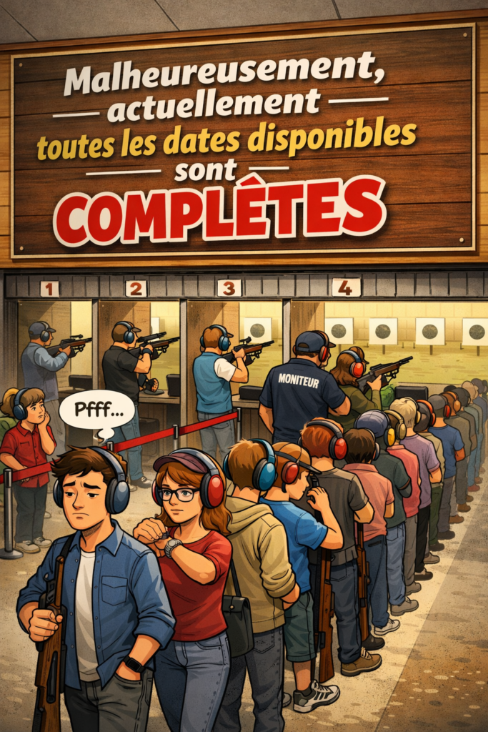 Toutes nos dates 2026 sont actuellement complètes